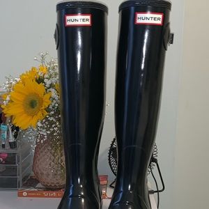 Black Sz.9 Hunter Boots